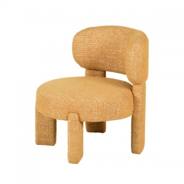Кресло лаунж Stool Group Fani горчичный