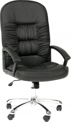 Компьютерное кресло CHAIRMAN 418 PU черная матовая