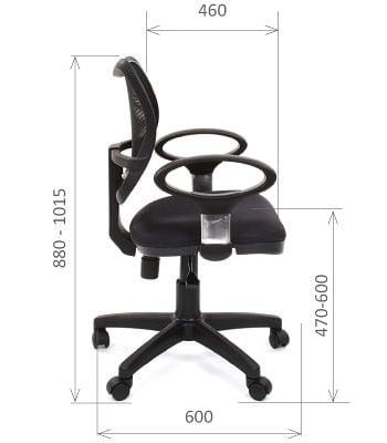 Компьютерное кресло CHAIRMAN 450 TW-11 черный