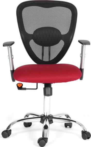 Компьютерное кресло CHAIRMAN 451 TW 13/AC красный/черный