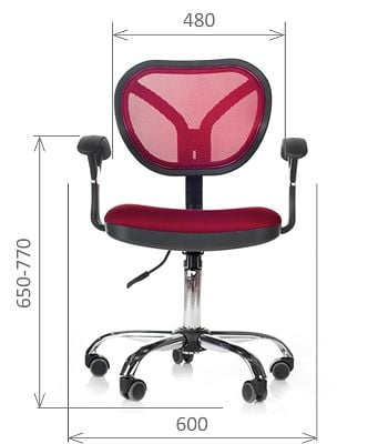 Компьютерное кресло CHAIRMAN 380 бордо