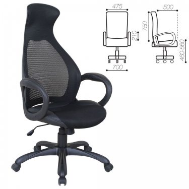 Компьютерное кресло BRABIX Genesis EX-517 Черный