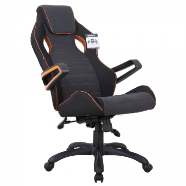Компьютерное кресло BRABIX Techno Pro GM-003 Черно-серый/оранжевый
