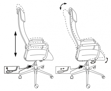 Компьютерное кресло Бюрократ KB-9N/DB/TW-10N Синий TW-01 TW-11