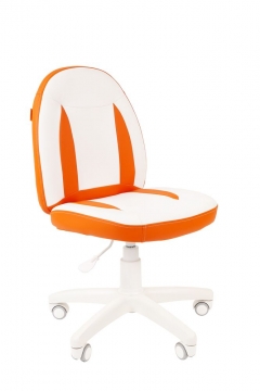 Компьютерное кресло CHAIRMAN KIDS 122 Белый-оранжевый