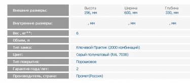 Индивидуальный шкаф кассира ЗМК Промет AMB-15/2
