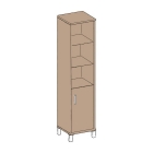 Стеллаж с дверью ДСП Skyland В431.2 L Дуб девон
