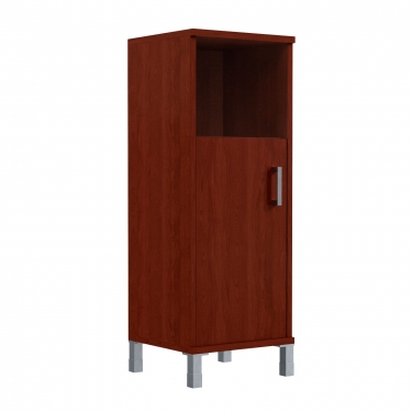 Стеллаж с дверью Skyland В421.2 R Бургунди