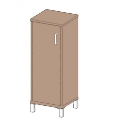 Стеллаж с дверью ДСП Skyland В421.6 R Дуб девон