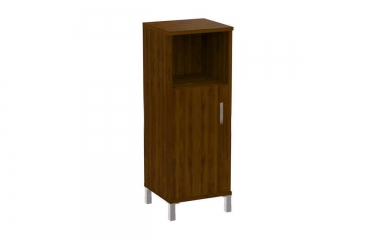 Стеллаж стекло тонированное Skyland В421.7 R Орех Даллас