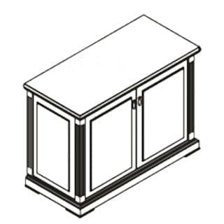 Креденция POINTEX BRK8340202 Орех