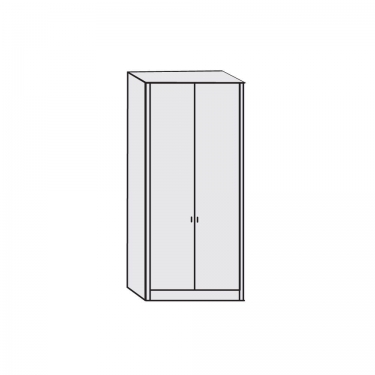 Гардероб POINTEX DVS2350203 Темный орех
