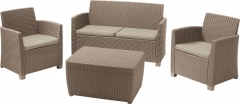Зона отдыха ALLIBERT Corona set cusbox капучино