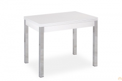 Стол стеклянный раскладной KIT 90 WHITE-WHITE
