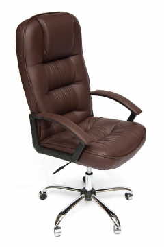 Кресло руководителя Tetchair CH9944 хром коричневый 36-36