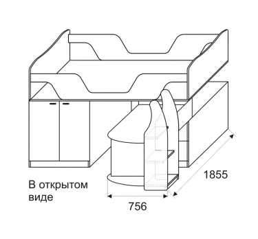 Кровать Ижмебель Принцесса 9