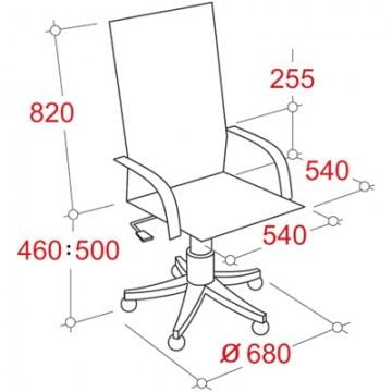 Кресло руководителя EasyChair EChair-604 RT 299464 Черное