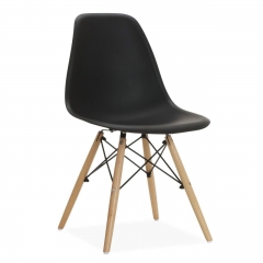 Стул для кухни Цвет мебели Eames SC-001 Черный