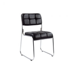 Стул для посетителей EasyChair Echair-803 VP к/з 479486 черный хром
