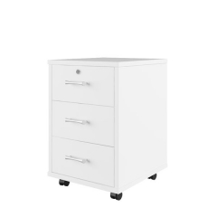 Тумба подкатная с 3 ящиками POINTEX TRD29630304 Белая