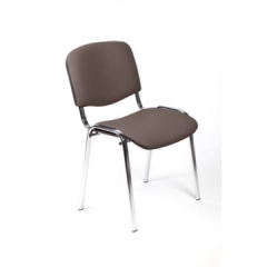 Стул EasyChair ZP_UP_EChair Rio ИЗО хром к/з коричневый 550733