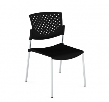 Кресло пластик Profoffice Butterfly plastic black
