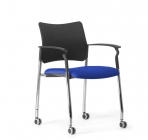 Кресло на колесах Profoffice Pinko plastic cast MH YI386 Arms