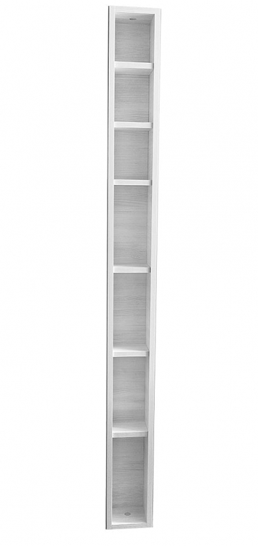 Поворотный зеркальный шкаф Shelf-on Иглу Шелф Арт Беленый дуб