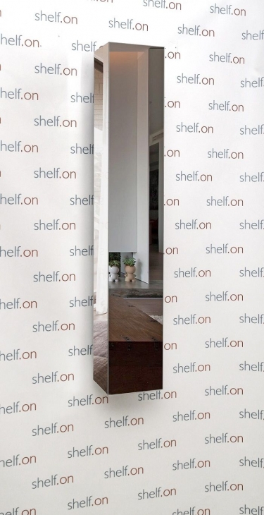 Поворотный зеркальный шкаф Shelf-on Hop Белый