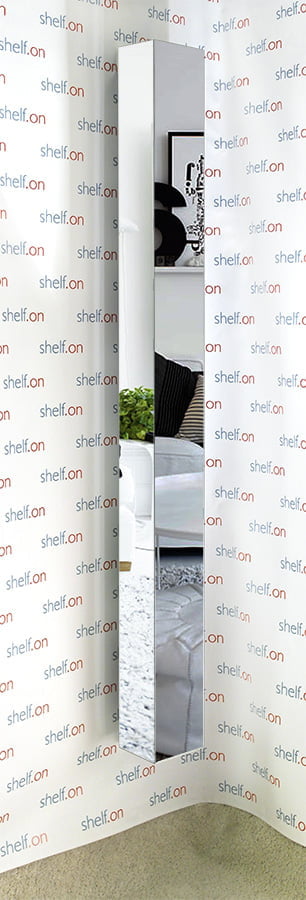 Поворотный зеркальный шкаф Shelf-on Iglu Белый