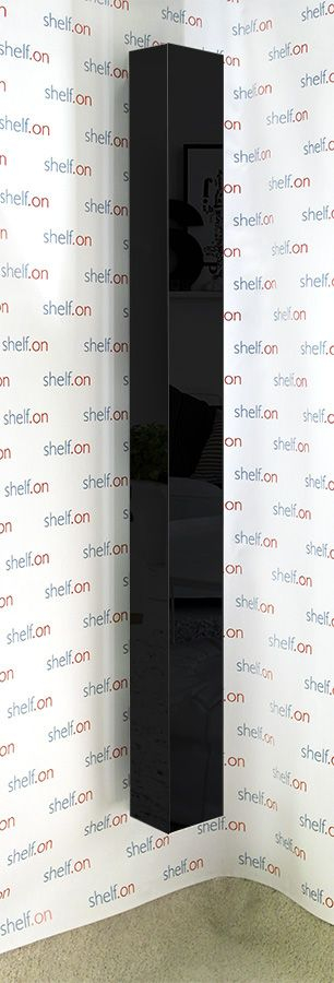 Поворотный шкаф Shelf-on в черном стекле Iglu Black Черный
