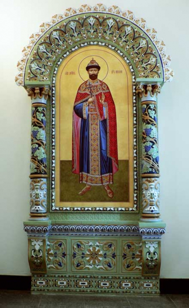 Киот, роспись киота