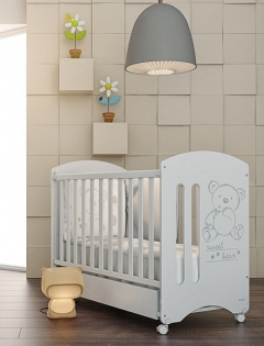 Кровать Micuna Micuna Sweet Bear 120x60 White с матрацем CH-620