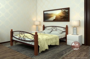 Кровать МилСон Каролина Lux plus 1600х2000 Медная