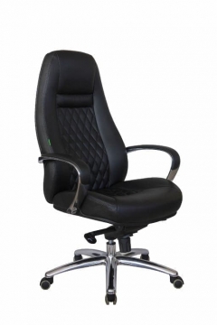 Кресло руководителя Рива Riva Chair F185 Черный