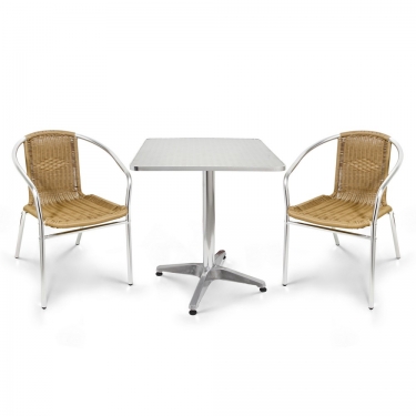 Комплект мебели Афина-мебель LFT-3099A/T3125-60x60 Cappuccino 2Pcs