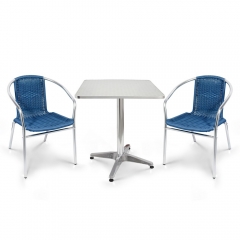 Комплект мебели Афина-мебель LFT-3199E/T3125-60x60 Blue 2Pcs