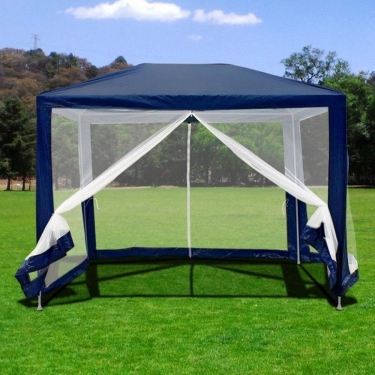 Садовый шатер с сеткой Афина-мебель AFM-1061NB Blue 2х3