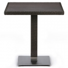 Плетеный стол Афина-мебель T607D-W53-70x70 Brown
