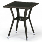 Плетеный стол Афина-мебель T25-W53-50x50 Brown
