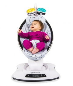 Электронное кресло-качалка 4moms 4Moms Mamaroo 4.0 Серый плюш
