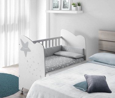 Кроватка 120x60 Micuna Micuna Estela White/Grey