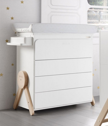 Комод пеленальный Micuna Micuna Swing B-1837 White/Waterwood