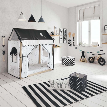 Кровать 140х70 Micuna Micuna Tipi House MONT-1874 Waterwood/White