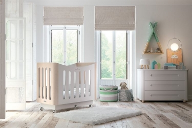 Кроватка Micuna 120x60 Micuna BabySitter White Water wood