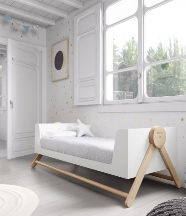 Кроватка 140x70 Micuna Micuna Swing Big White/Waterwood
