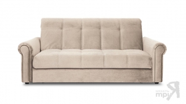 Диван Трия Глория Т1 160х200 Pony Beige микровелюр, бежевый