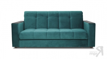 Диван Трия Орион Т1 160х200 Beauty 06 велюр изумрудный