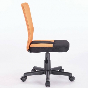 Кресло компактное BRABIX Smart MG-313 Черный-оранжевый