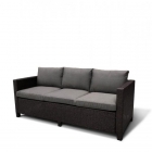 Плетеный диван Афина-мебель S65A-W53 Brown